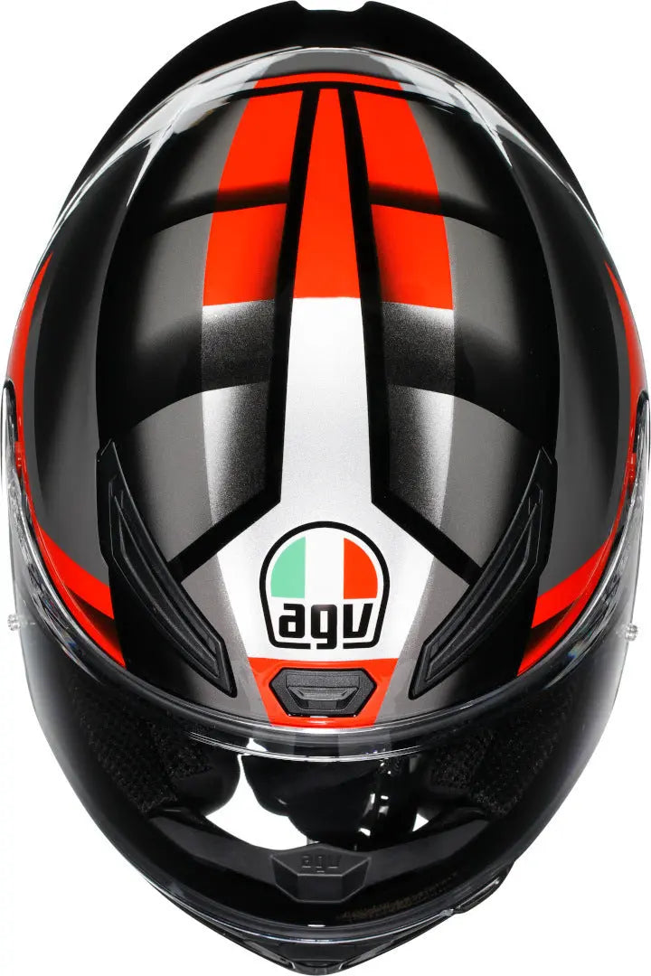 AGV K1 S Fastlap Helmet Black/Grey/Red AGV