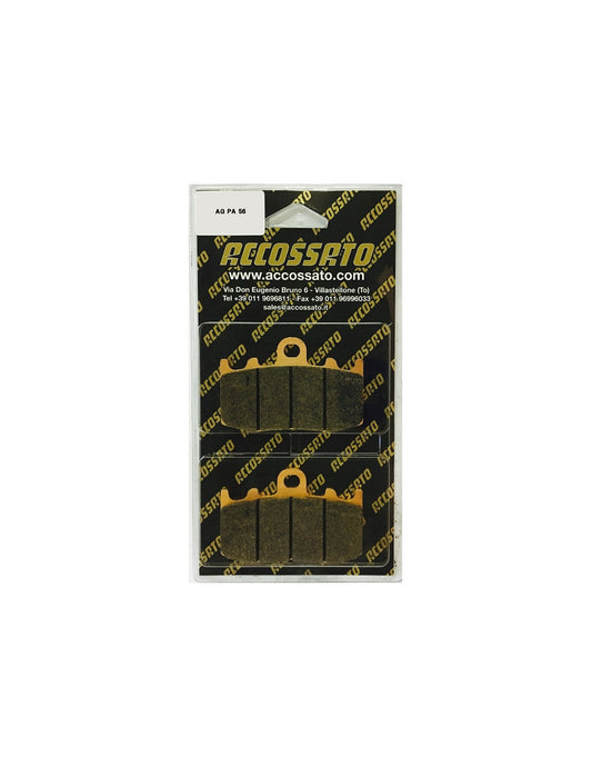 Accossato Brake Pads Kit For Motorcycle, AGPA56ST (Front)