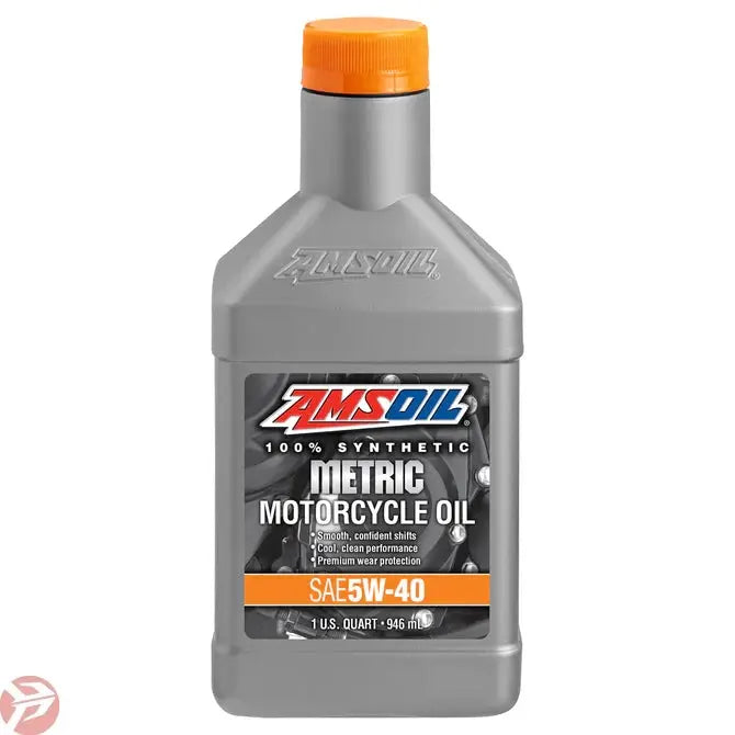 AMSOIL METRIC 5W-40 100% SYNTHETIC MOTORCYLE OIL