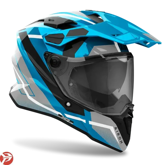 Airoh Commander 2 Mavick Cerulean Blue Helmet Pathpavers
