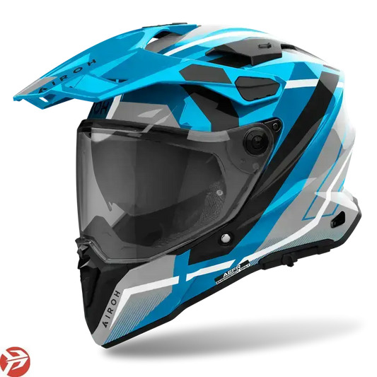 Airoh Commander 2 Mavick Cerulean Blue Helmet Pathpavers