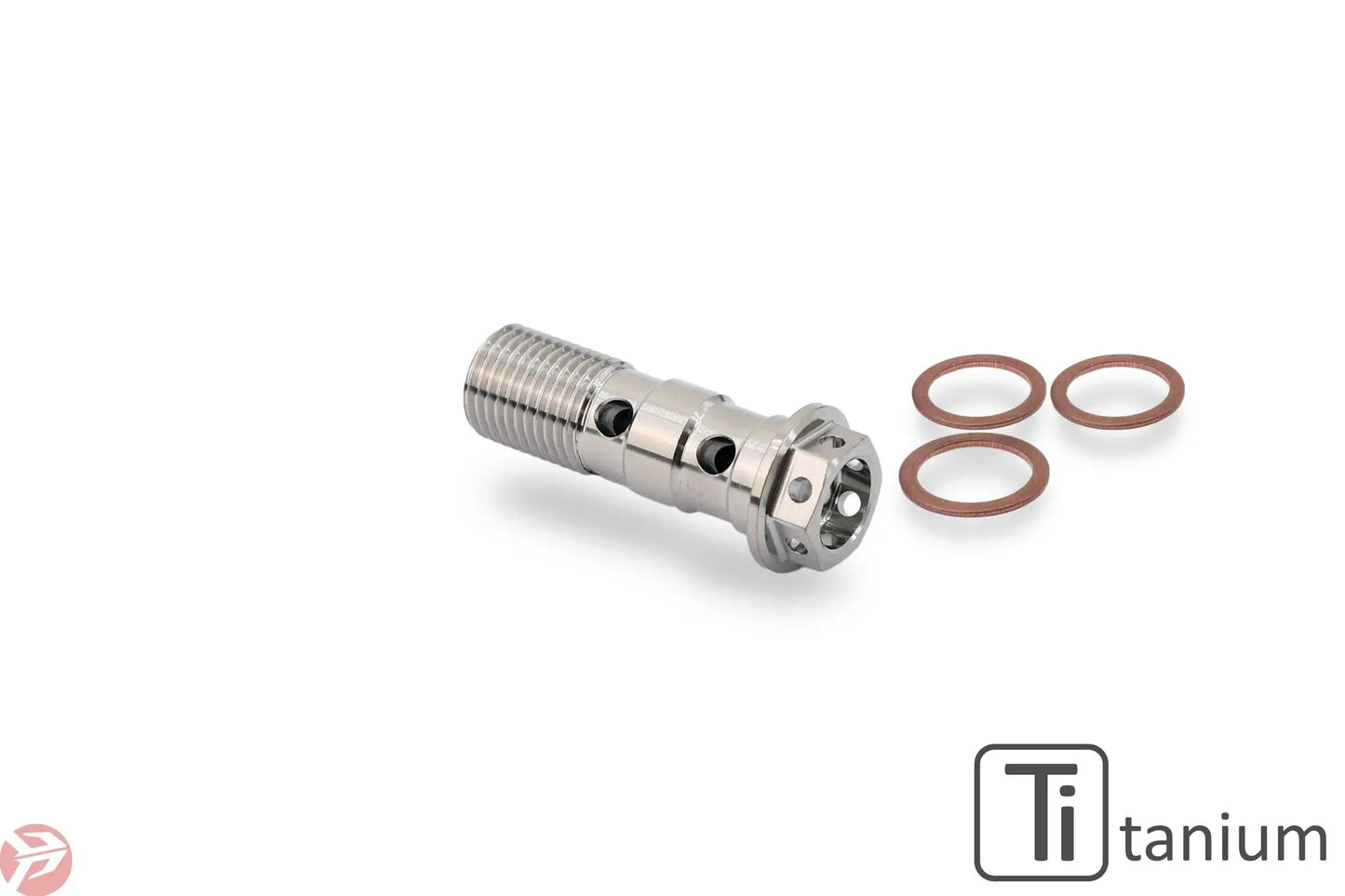 CNC Racing Oil hose double banjo screw M10x1.0 - Titanium