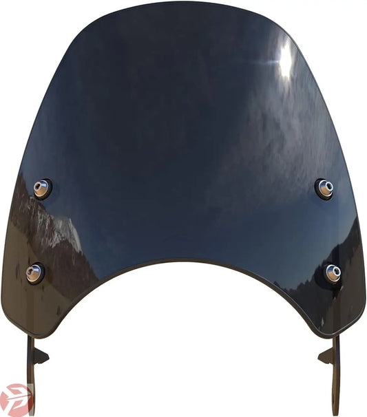 Dart Classic Flyscreen (Black) Motorcycle Windshield compatible with Triumph T120 DART
