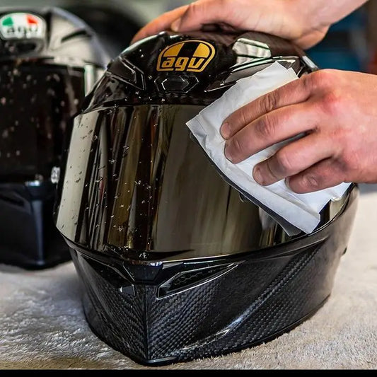 Dr Wack Chemie Helmet Maintenance :- Visor & Helmet Cleaner (Pouches)Â