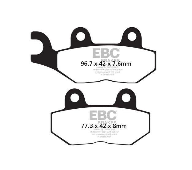 EBC Brake Pad - FA214HH ( Rear ) EBC