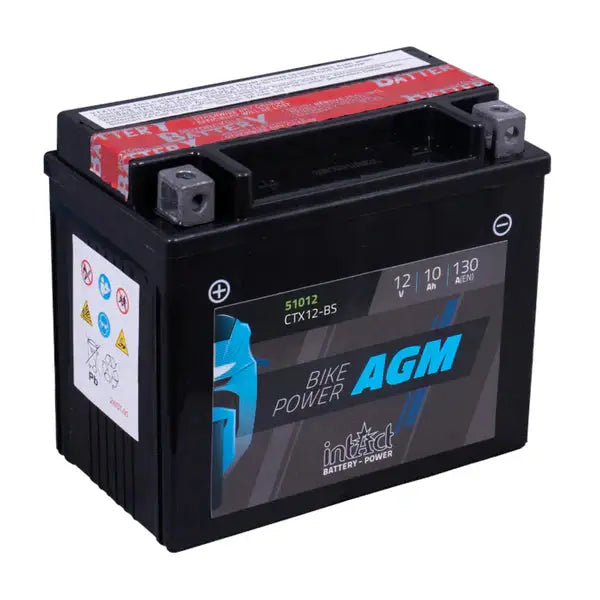 IntAct AGM YTX12-BS- Motorcycle Battery