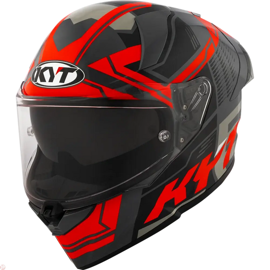 KYT R2R PRO OCTANE RED HELMET
