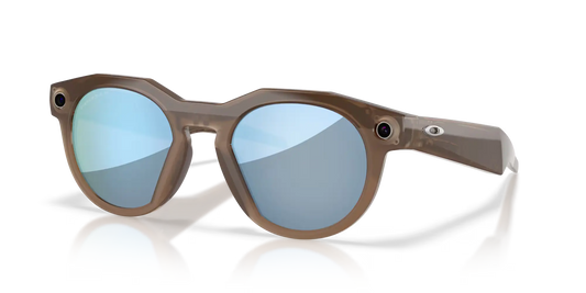 Oakley Meta HSTN Prizm Deep Water Polarized Lenses, Brown Smoke Frame