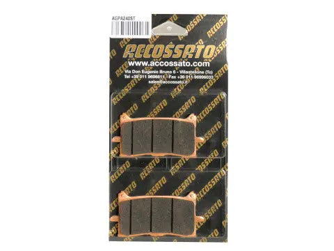 Accossato Brake Pads Kit For Motorcycle, AGPA240ST (Front) Accossato