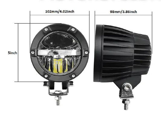 Barracks Auxiliary Lights - Optimus Extreme Hi-Low 60W (Pair)