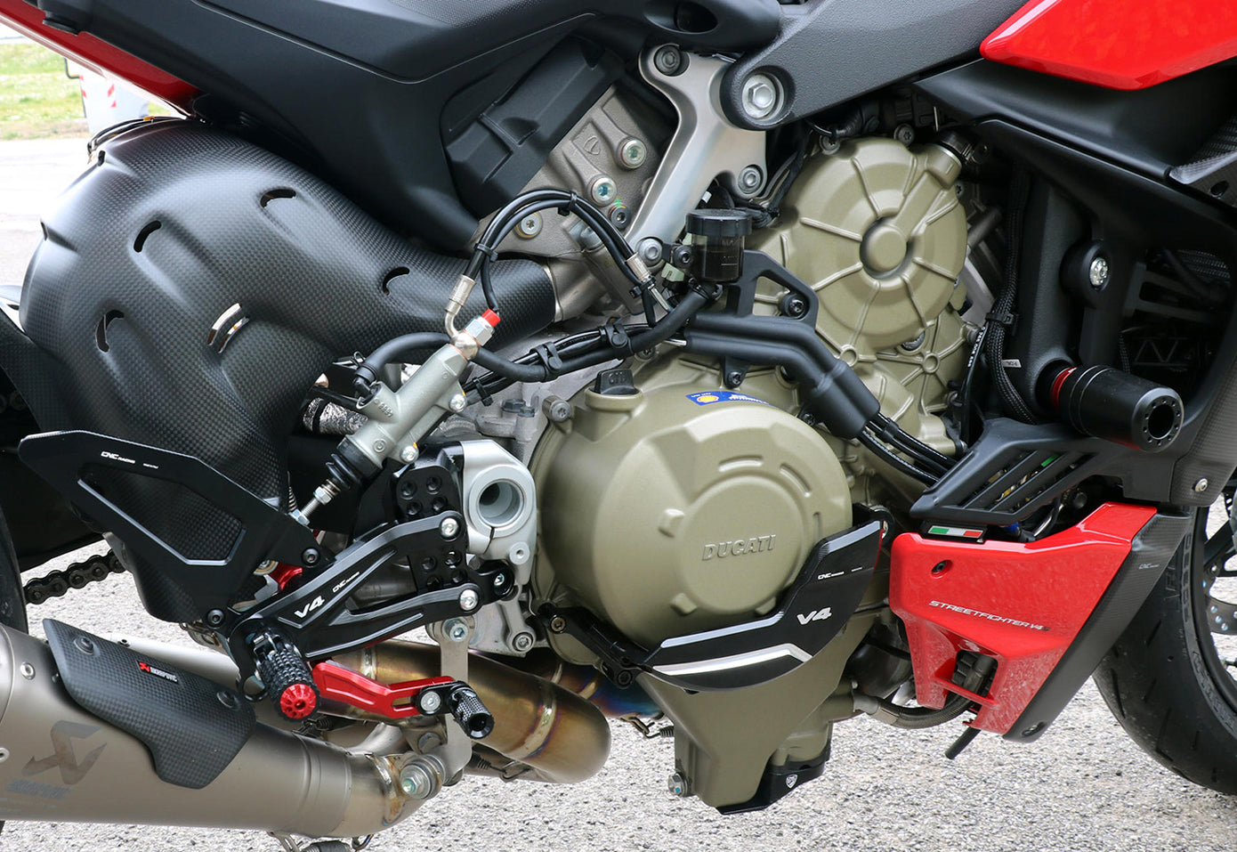 CNC Racing Clutch Cover Guard for Ducati Multistrada V4, Streetfighter V4 CNC Racing