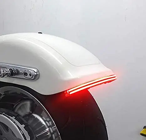 Chrome Glow Fat Boy Run-Brake-Turn LED Fender Kit (2018 on)