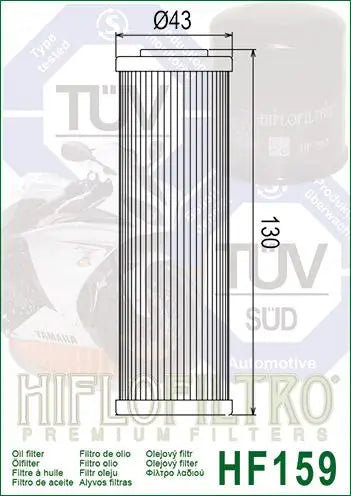 Hiflo Oil Filter HF159
