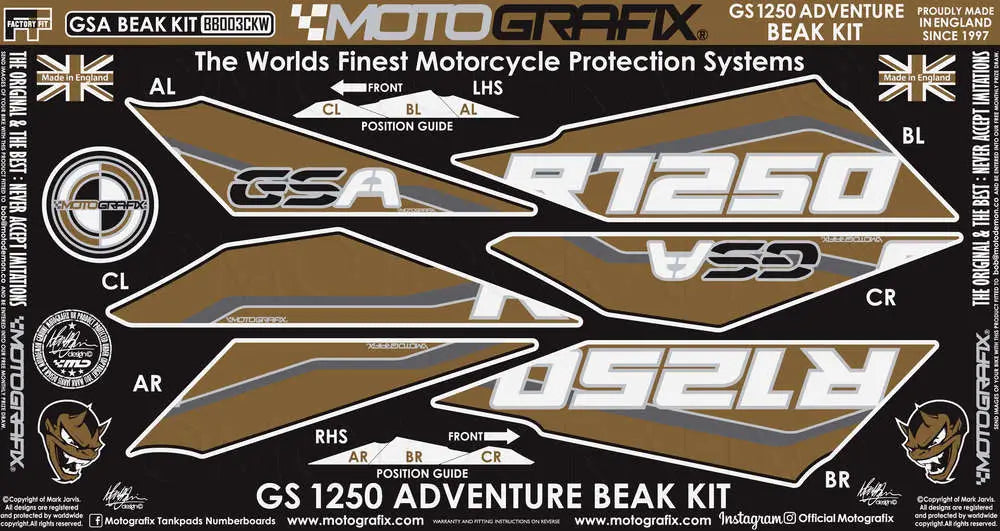 Motografix Beak Paint Protector BMW R1250GS Adventure (2019-20)