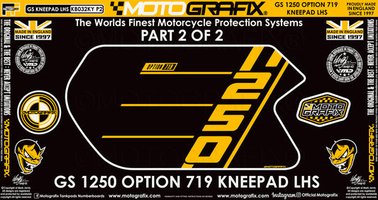 Motografix Tank/Knee Section Paint Protector For BMW R1250GS Adventure (2021) Motografix
