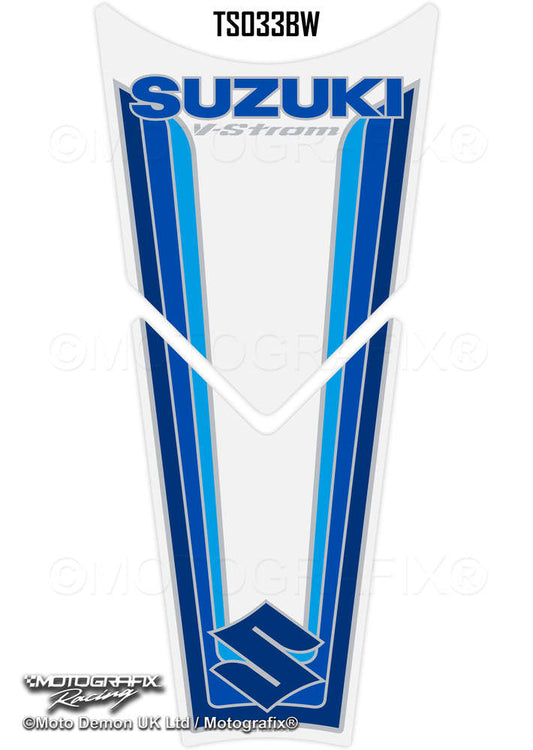 Motografix 3D Gel Tank Pad Protector For Suzuki V-Strom DL650 XT (2017-21) Motografix