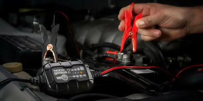 NOCO Genius2 Smart Battery Charger Clamps with Integrated Eyelets 6/12V 2A NOCO