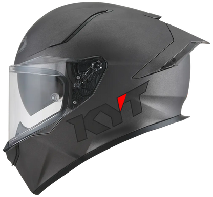 KYT R2R PRO PLAIN MATT GUN METAL KYT HELMET