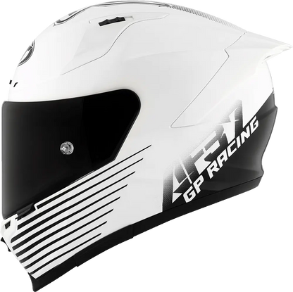KYT Striker AF37 Livery White Black Helmet Pathpavers