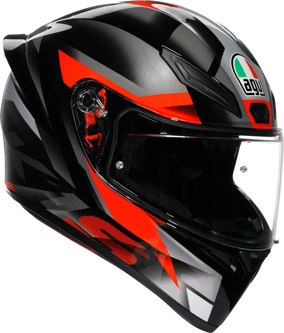 AGV K1 S Fastlap Helmet Black/Grey/Red AGV
