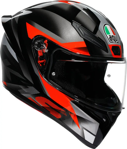 AGV K1 S Fastlap Helmet Black/Grey/Red AGV