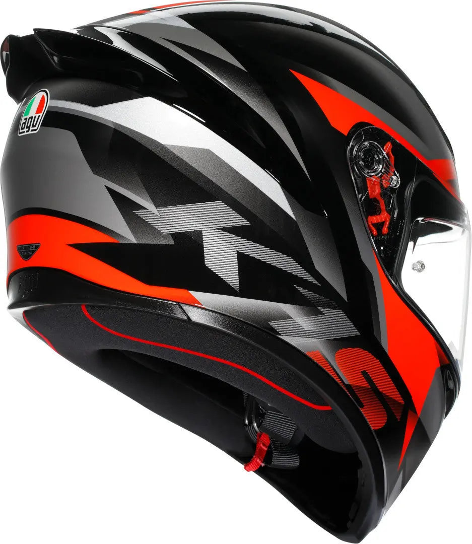 AGV K1 S Fastlap Helmet Black/Grey/Red AGV
