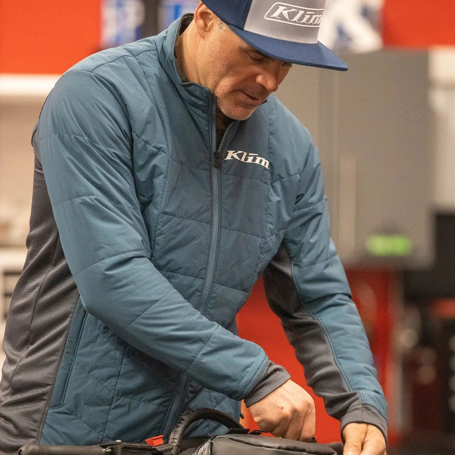 Override Alloy Jacket (Petrol - Asphalt) Klim