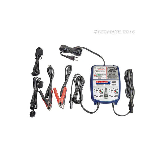 OPTIMATE 3 Dual (TM450), 2x 12V 0.8A, 7-step charger Optimate