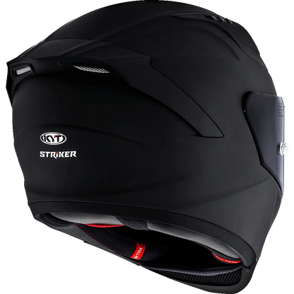 KYT Striker Plain Helmet Matt Black Pathpavers