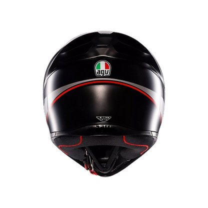 AGV K1 S HELMET - LAP MATT BLACK/GREY/RED (ISI & ECE2206) 