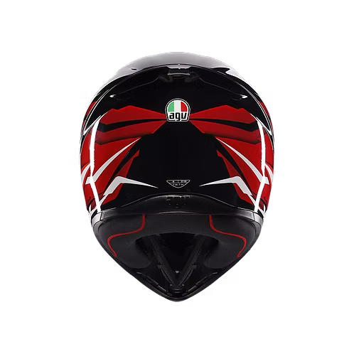 AGV K1 S HELMET - LION BLACK/RED/WHITE (ISI & ECE2206) 
