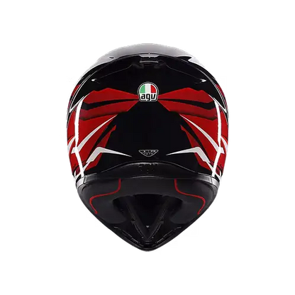 AGV K1 S HELMET - LION BLACK/RED/WHITE (ISI & ECE2206)