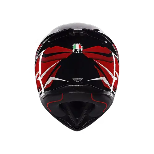 AGV K1 S HELMET - LION BLACK/RED/WHITE (ISI & ECE2206)