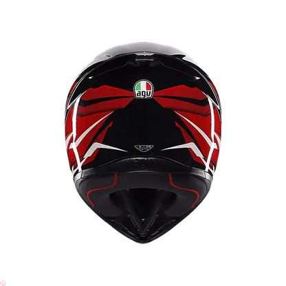 AGV K1 S HELMET - LION BLACK/RED/WHITE (ISI & ECE2206) 