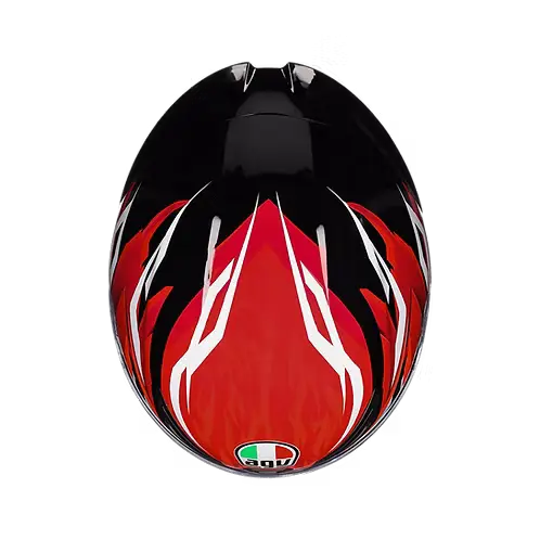 AGV K1 S HELMET - LION BLACK/RED/WHITE (ISI & ECE2206)