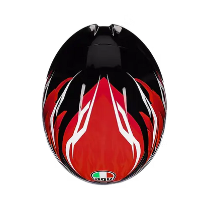 AGV K1 S HELMET - LION BLACK/RED/WHITE (ISI & ECE2206)