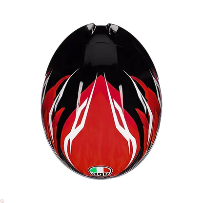 AGV K1 S HELMET - LION BLACK/RED/WHITE (ISI & ECE2206) 