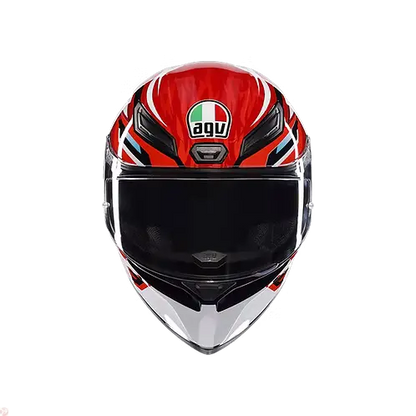 AGV K1 S HELMET - LION BLACK/RED/WHITE (ISI & ECE2206) 