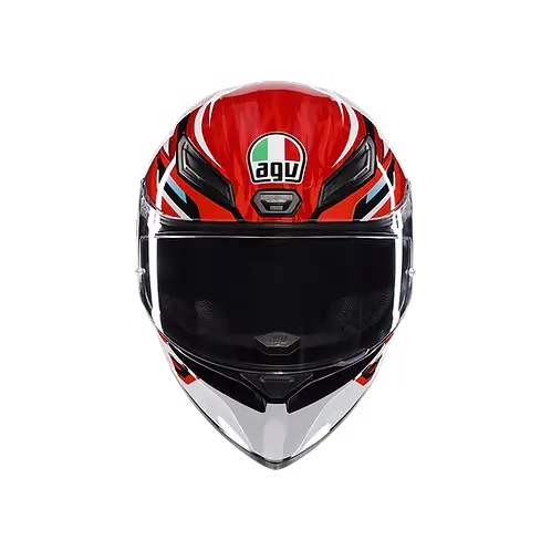 AGV K1 S HELMET - LION BLACK/RED/WHITE (ISI & ECE2206)