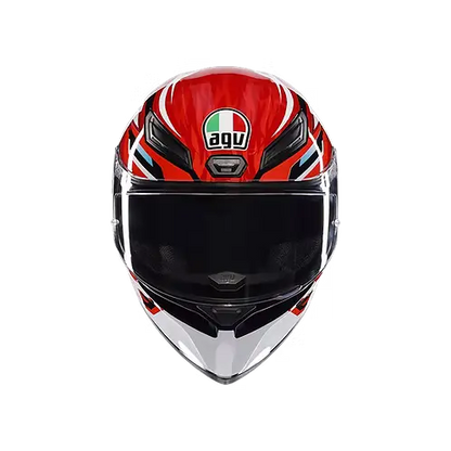 AGV K1 S HELMET - LION BLACK/RED/WHITE (ISI & ECE2206)