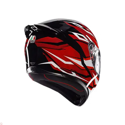 AGV K1 S HELMET - LION BLACK/RED/WHITE (ISI & ECE2206) 