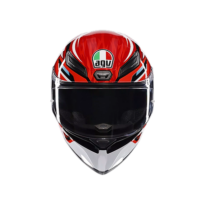 AGV K1 S HELMET - LION BLACK/RED/WHITE (ISI & ECE2206) 