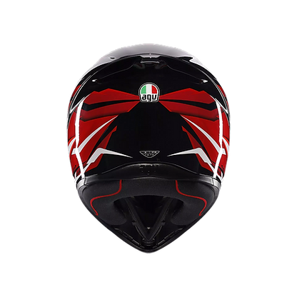 AGV K1 S HELMET - LION BLACK/RED/WHITE (ISI & ECE2206) 