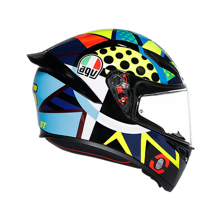 AGV K1 S HELMET - ROSSI WINTER TEST 2020 (ISI & ECE2206) 