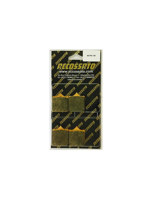 Accossato Brake Pads Kit For Motorcycle, AGPA112ST (Front) 