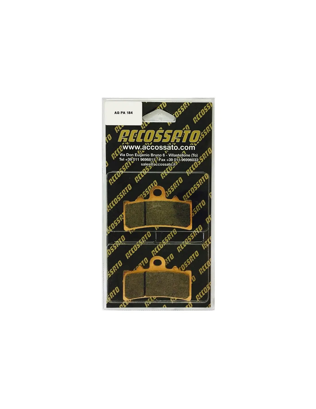 Accossato Brake Pads Kit For Motorcycle, AGPA184ST (Front) 