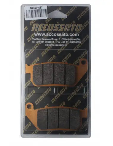 Accossato Brake Pads Kit For Motorcycle, AGPA216ST (Front) 