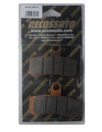 Accossato Brake Pads Kit For Motorcycle, AGPA220ST (Front) 