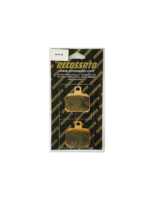 Accossato Brake Pads Kit For Motorcycle, AGPA42ST (Rear) 