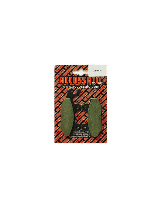 Accossato Brake Pads Kit For Motorcycle, AGPA76ST (Rear) 